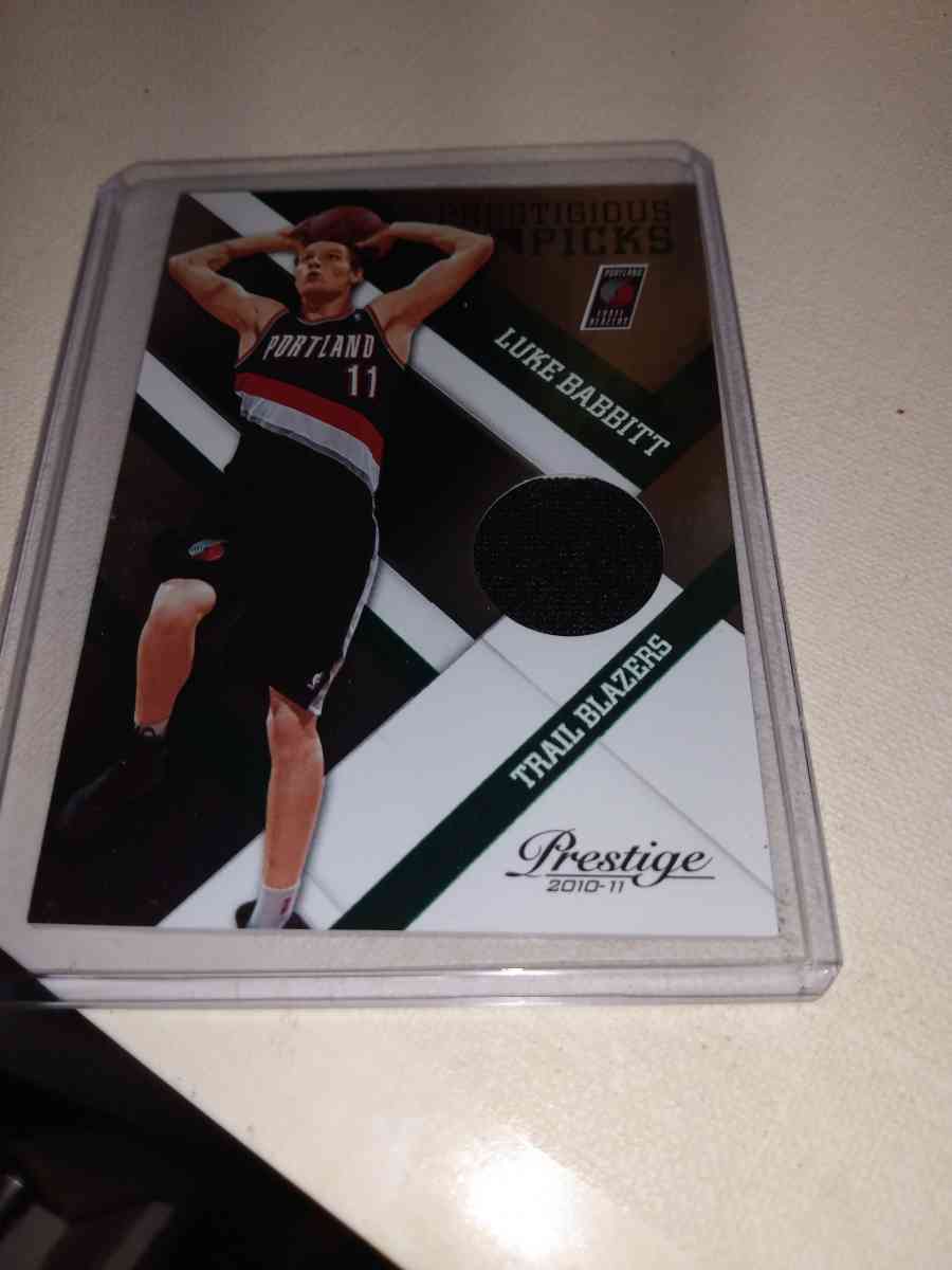 play 2010 Luke Babbitt relic card - Alicia, Arkansas - FleaMarketBay