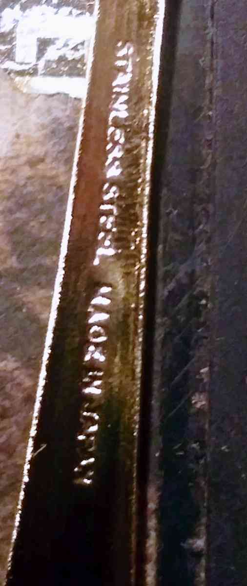 Set of six tiny stainless steel spoons finished in gold - Alliance, Ohio - FleaMarketBay