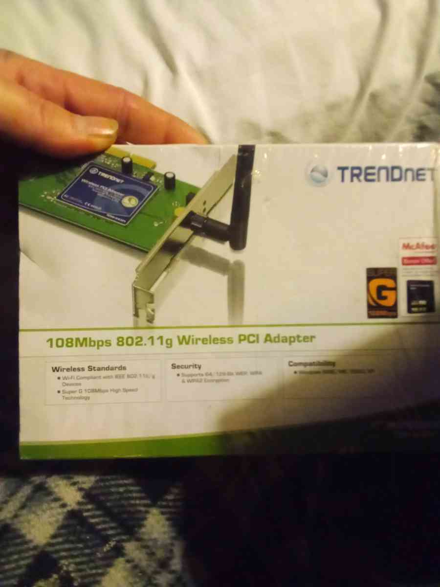 TRENDNET WIRELESS PCI ADAPTER