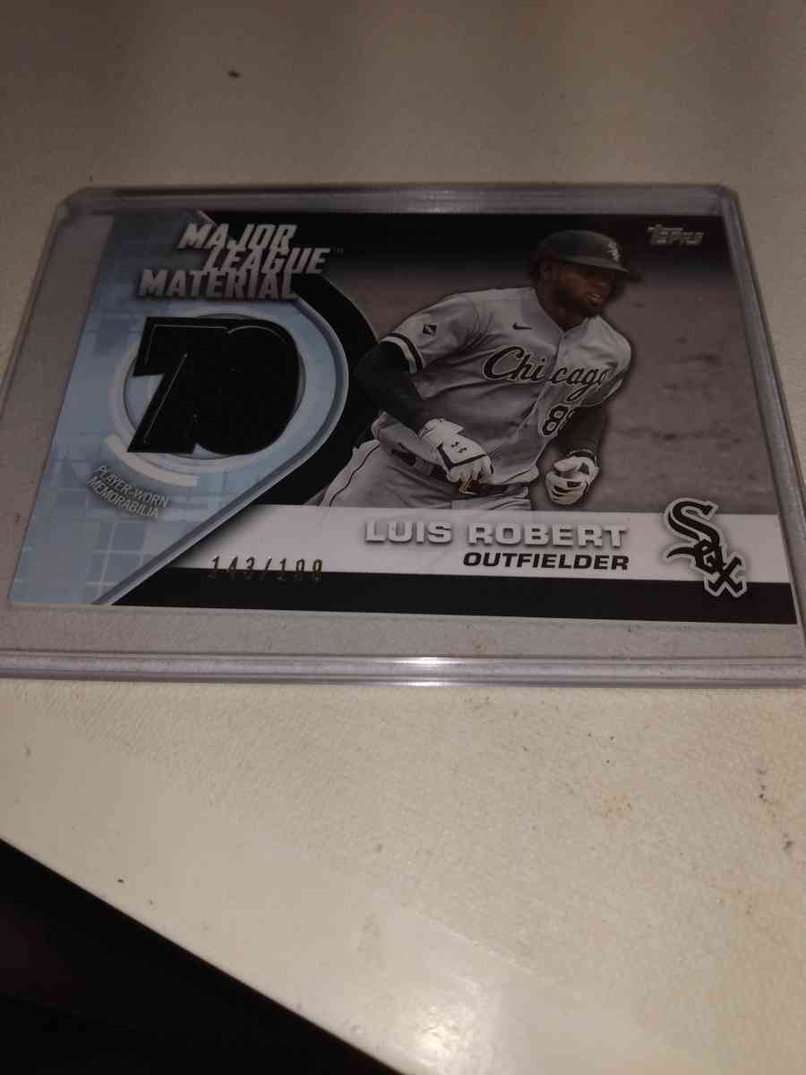 2021 Topps Luis Robert relic