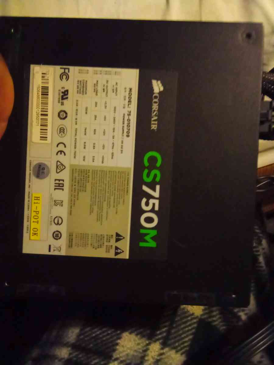 CORSAIR COMPUTER POWER SUPPLYS CS750M SERIES - Montgomery, Alabama - FleaMarketBay