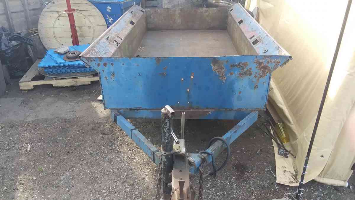 homemade steel trailer - Pekin, Illinois - FleaMarketBay