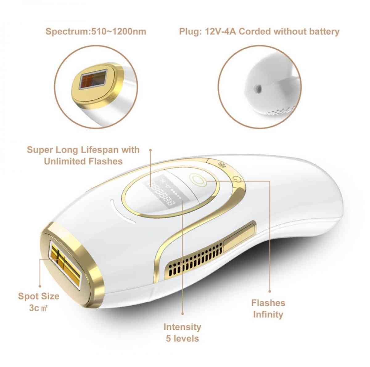 IPL Hair Removal Laser Permanent 4 in 1free shipping pick up - Derby, Connecticut - FleaMarketBay