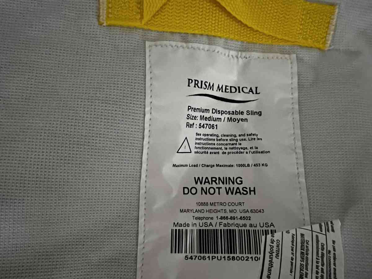4  Brand new Prism Disposable Sling  Size medium - Orlando, Florida - FleaMarketBay