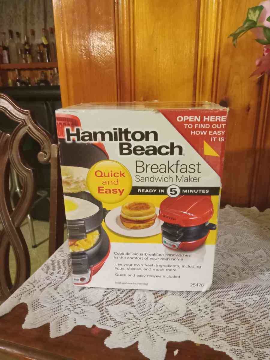 Hamilton Beach  Breakfast Sandwich Maker - Pawtucket, Rhode Island