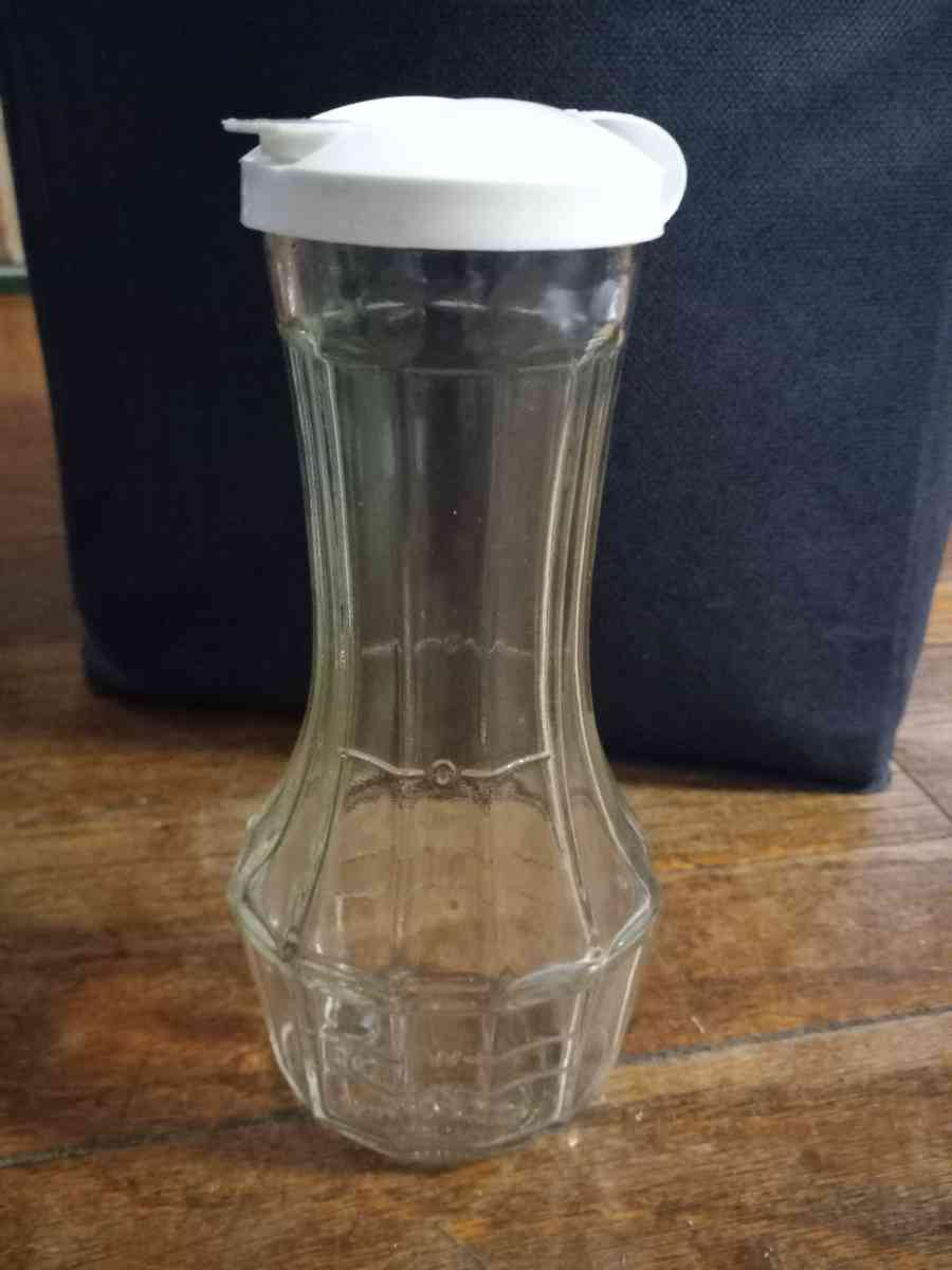 Vintage Good Seasons glass cruet salad dressing oil shaker - Bangor, Maine