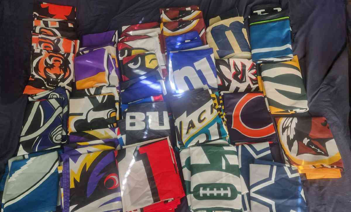 NFL FOOTBALL FANS OUTDOOR INDOOR FLAGS 3 X 5 - Los Angeles, California