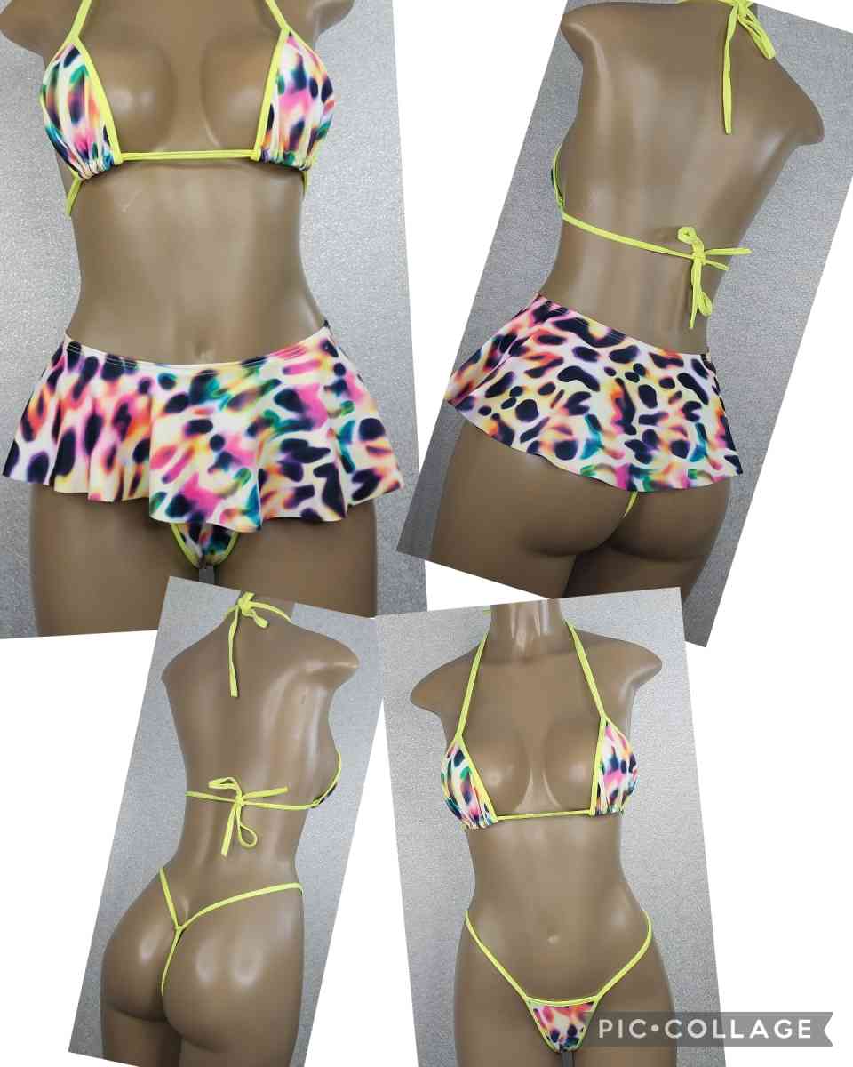 Custom Made Exotic  Bikini  with Skirt - Las Vegas, Nevada