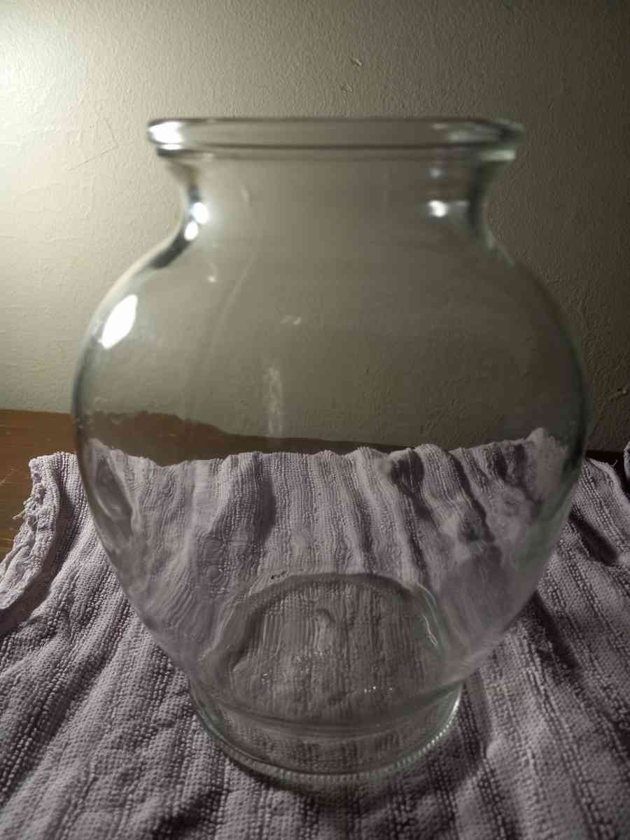 Vintage glass vase