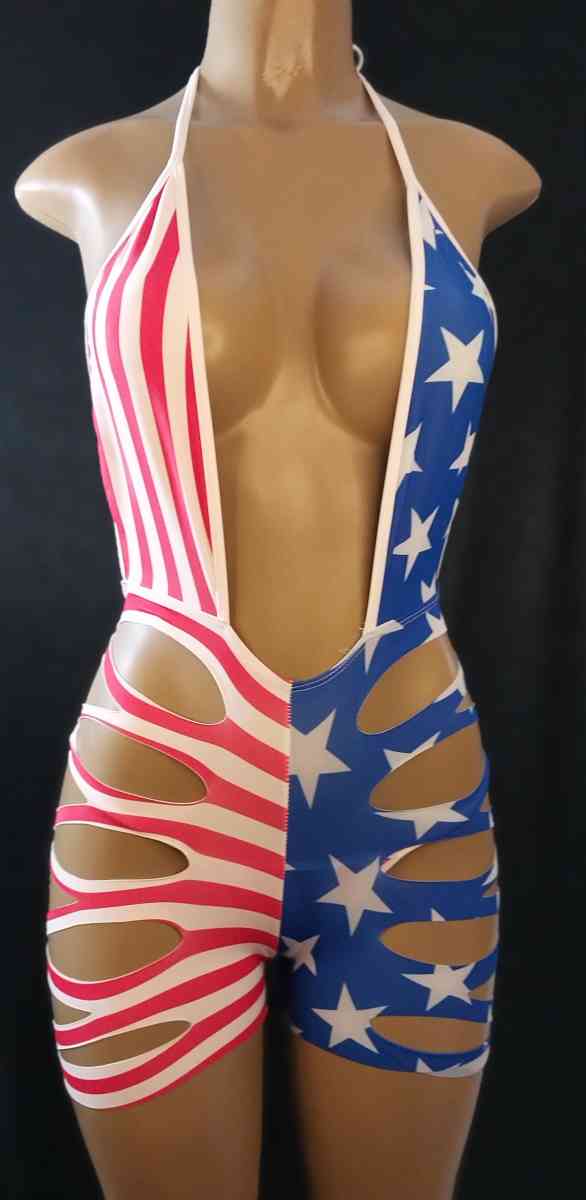 Custom Made 4th of July Bodysuit - Las Vegas, Nevada - FleaMarketBay