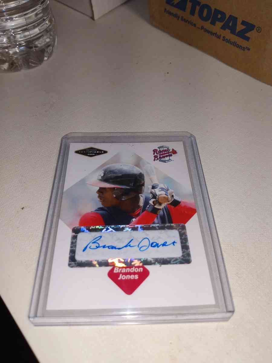2005 card number 47 just memorable autographs of Brandon Jon