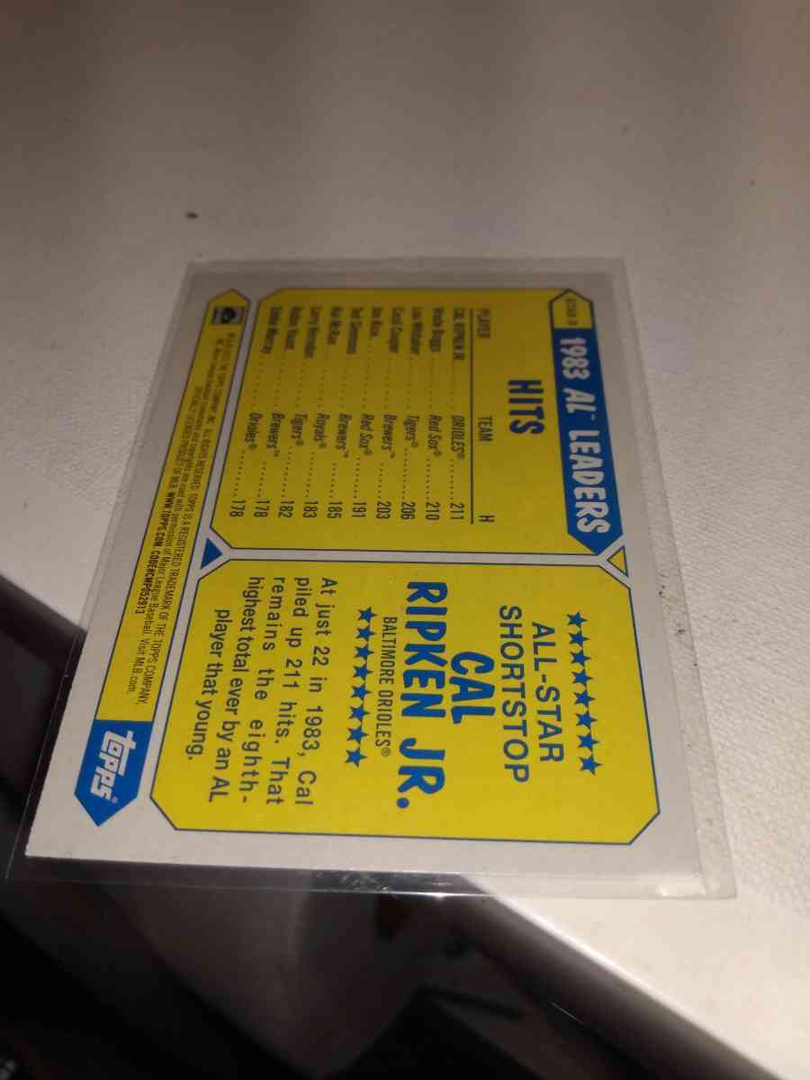 2022 Cal ripken Jr 35th anniversary card - Alicia, Arkansas - FleaMarketBay