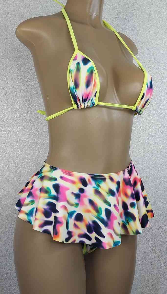 Custom Made Exotic  Bikini  with Skirt - Las Vegas, Nevada - FleaMarketBay