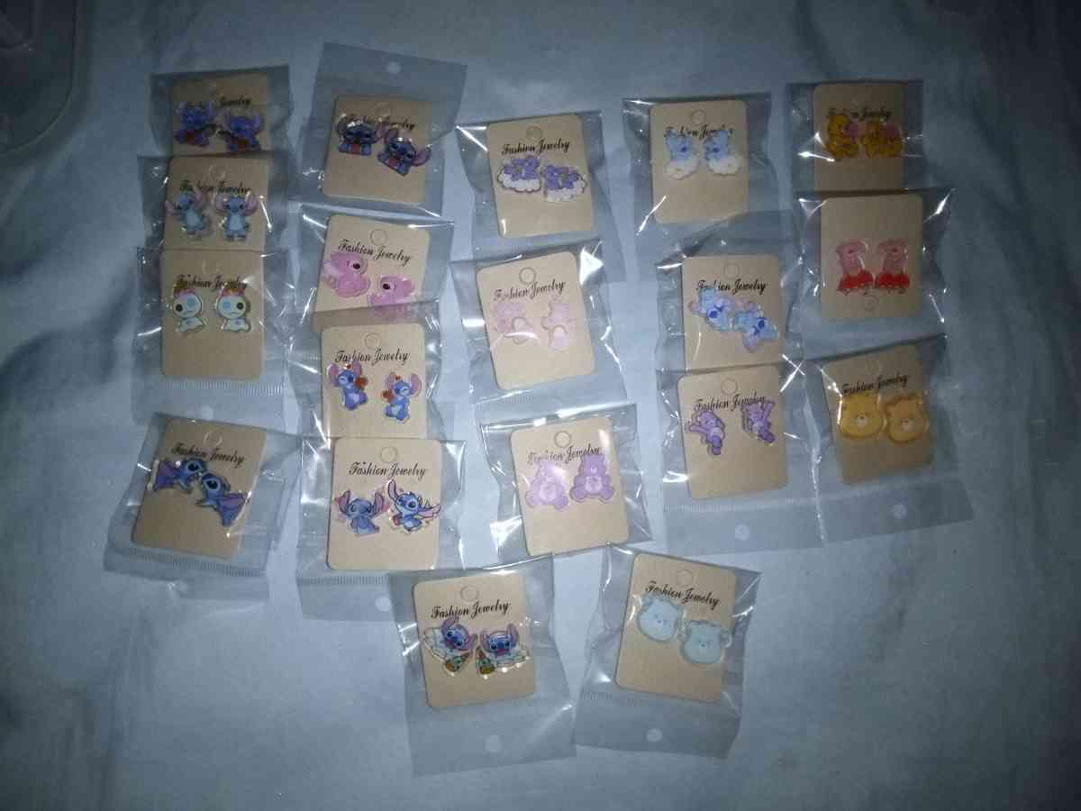 Handmade character earrings 2 dollars each - Dallas, Texas - FleaMarketBay