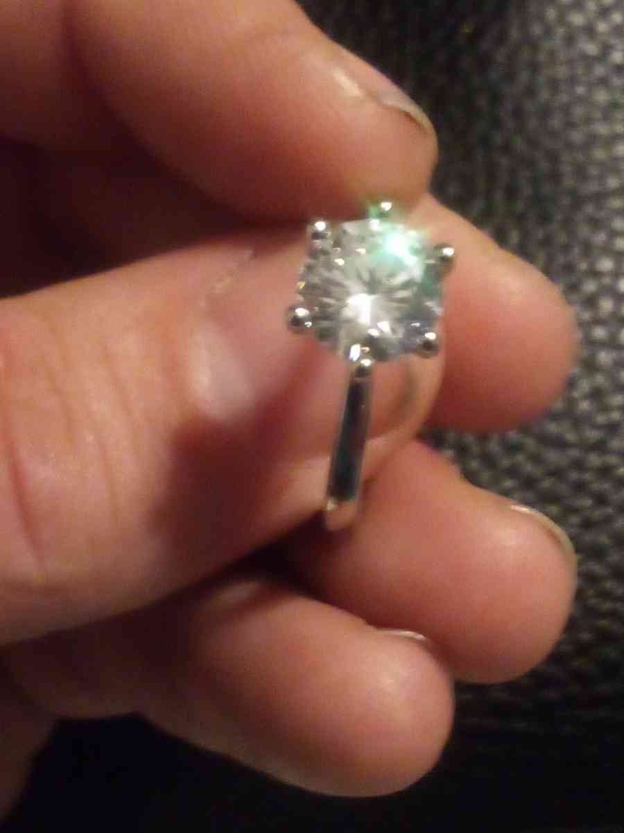 D 2ct 925 sterling silver vintage wedding ring for women - Bedford, Indiana - FleaMarketBay