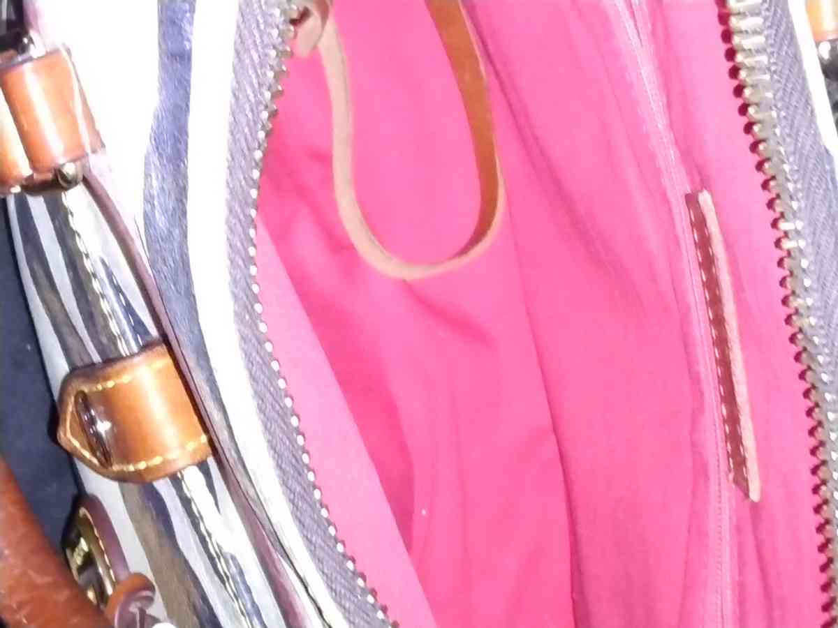 DOONEY AND BOURKE ZEBRA PRINT HANDBAG WITH SHOULDER STRAP - Belen, New Mexico - FleaMarketBay