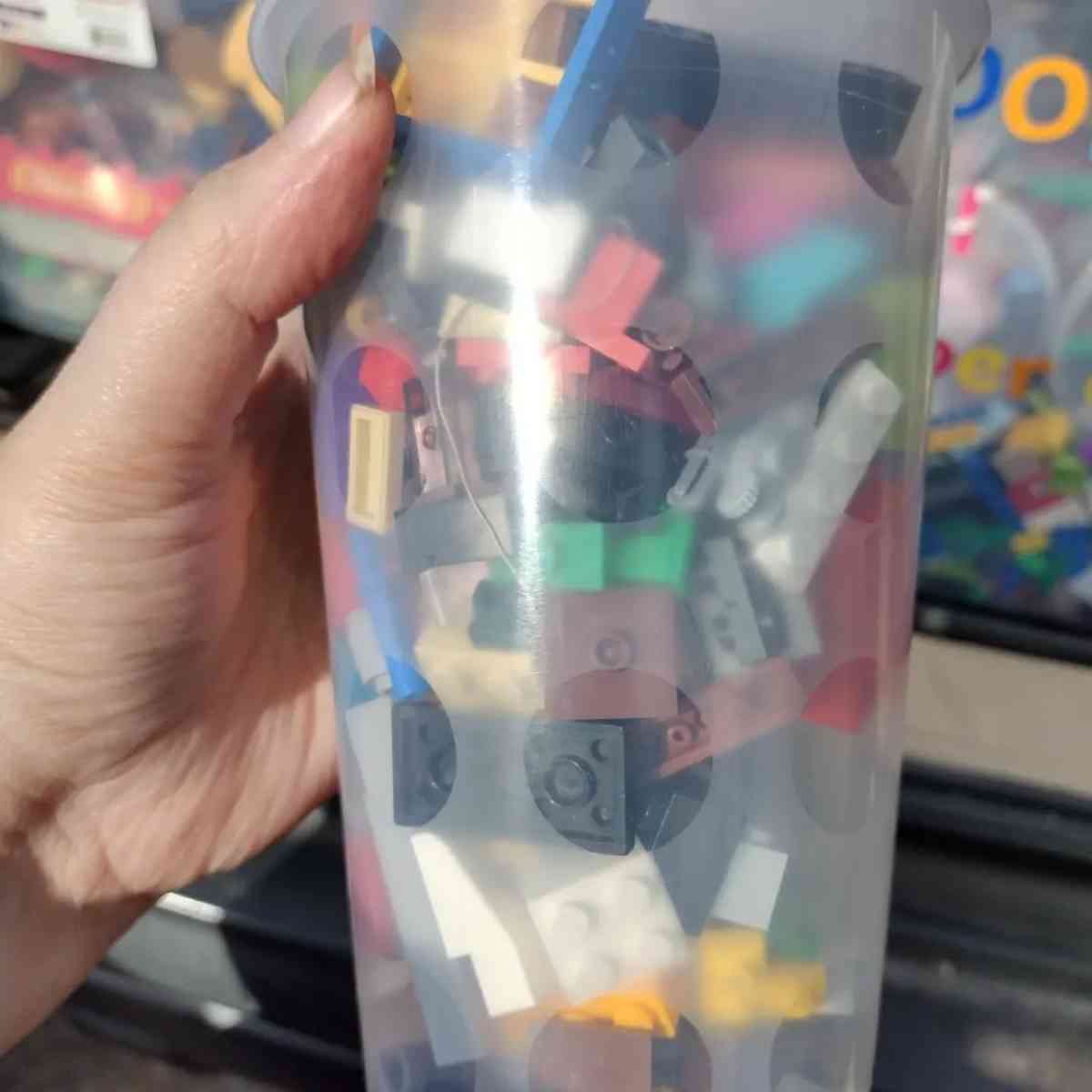 Lego Cup Full with Lid - Saint Charles, Missouri - FleaMarketBay
