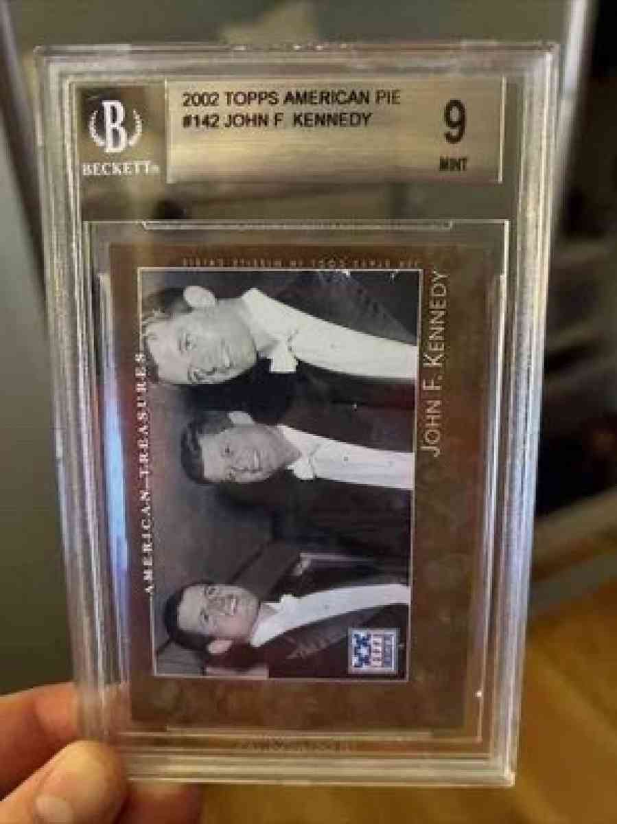 2002 Topps American Pie 142 John F Kennedy GRADED MINT 9 BGS
