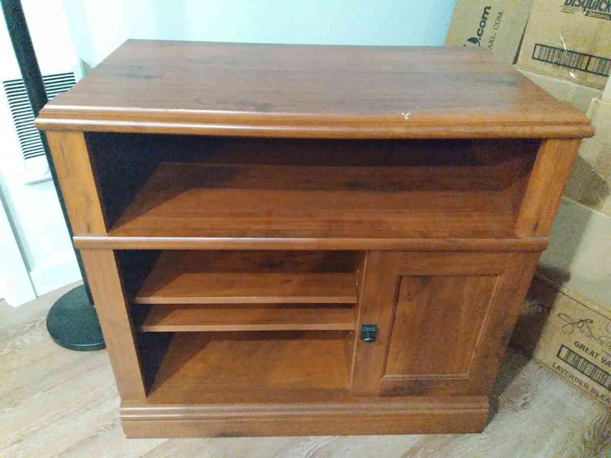 TV Stand with shelves and cabinet - Arlington, Washington