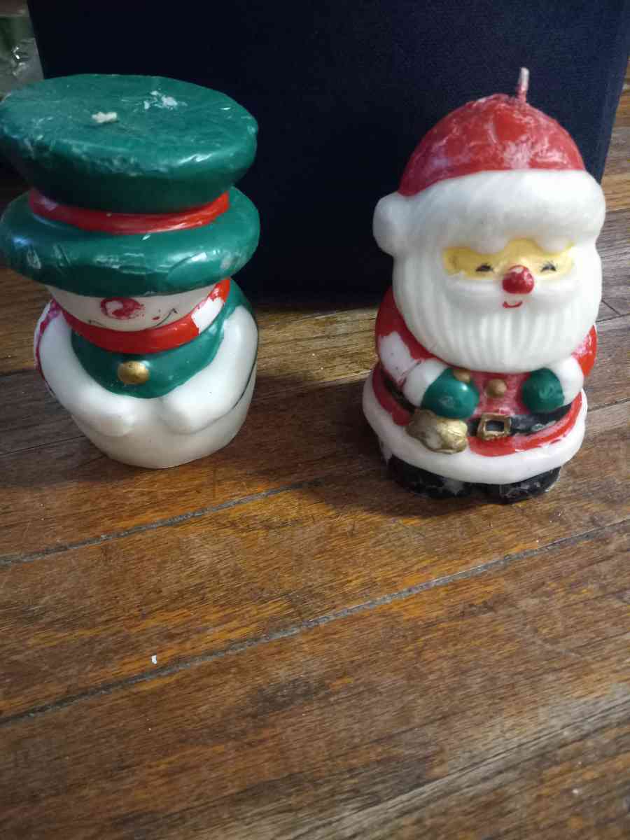 70s Christmas candles - Bangor, Maine