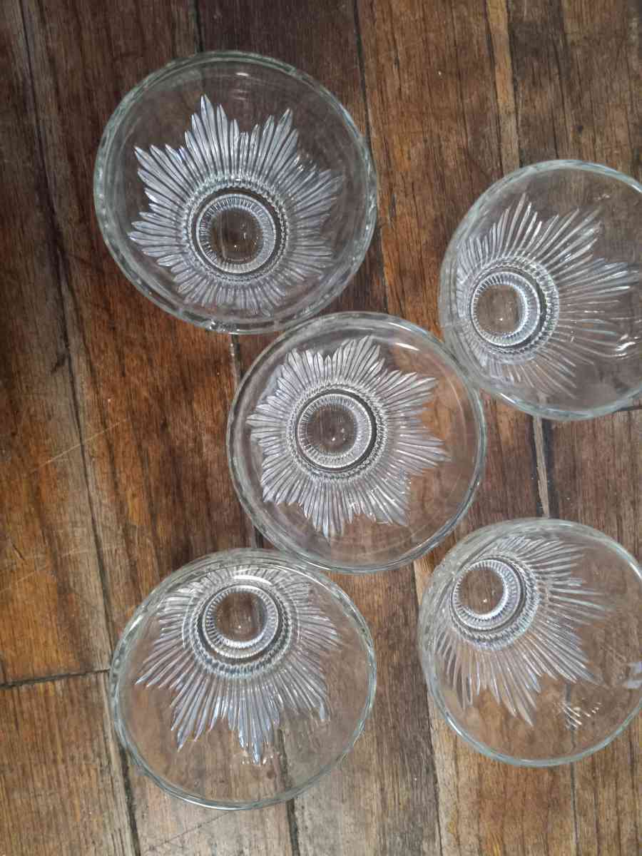 5 vintage salt cellars - Bangor, Maine