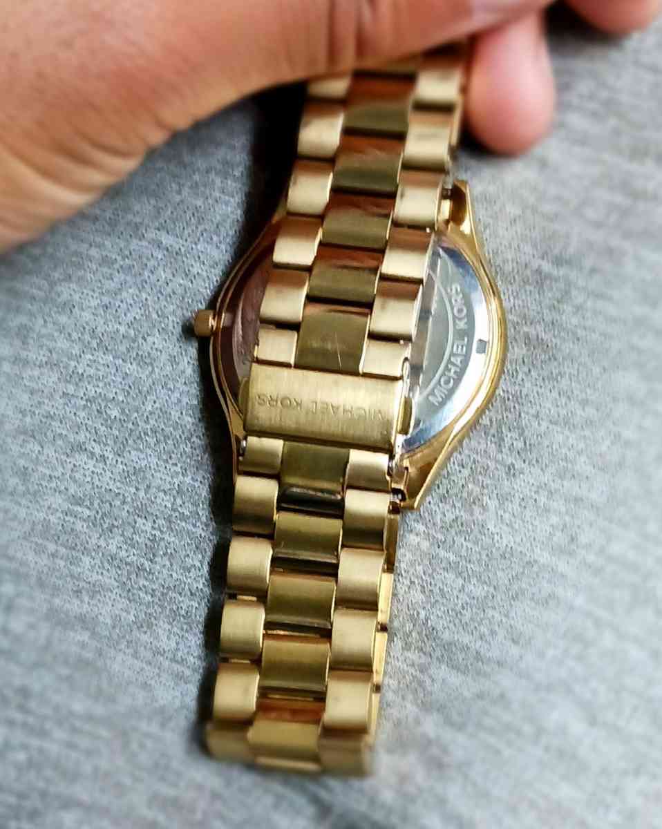 14k gold Michael kors watch - Highland, California - FleaMarketBay