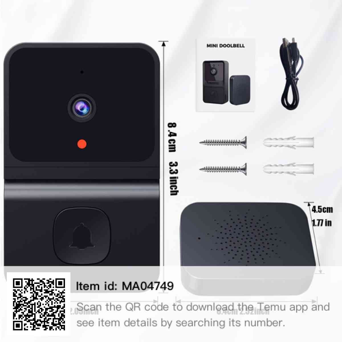 wireless wifi camera doorbell with intercom and lock - Buffalo, New York