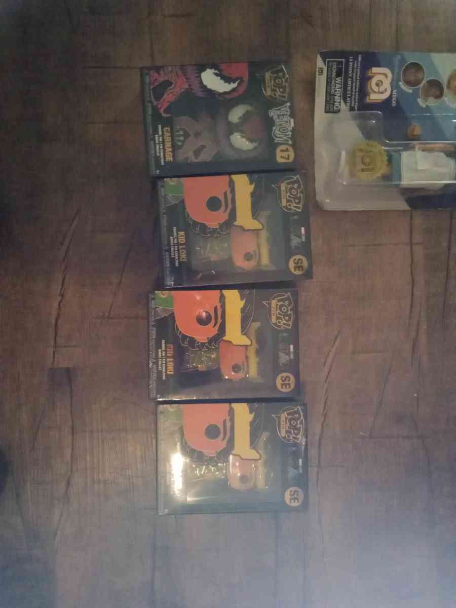 kid Loki and venom pin pop pin - Greensburg, Kentucky - FleaMarketBay