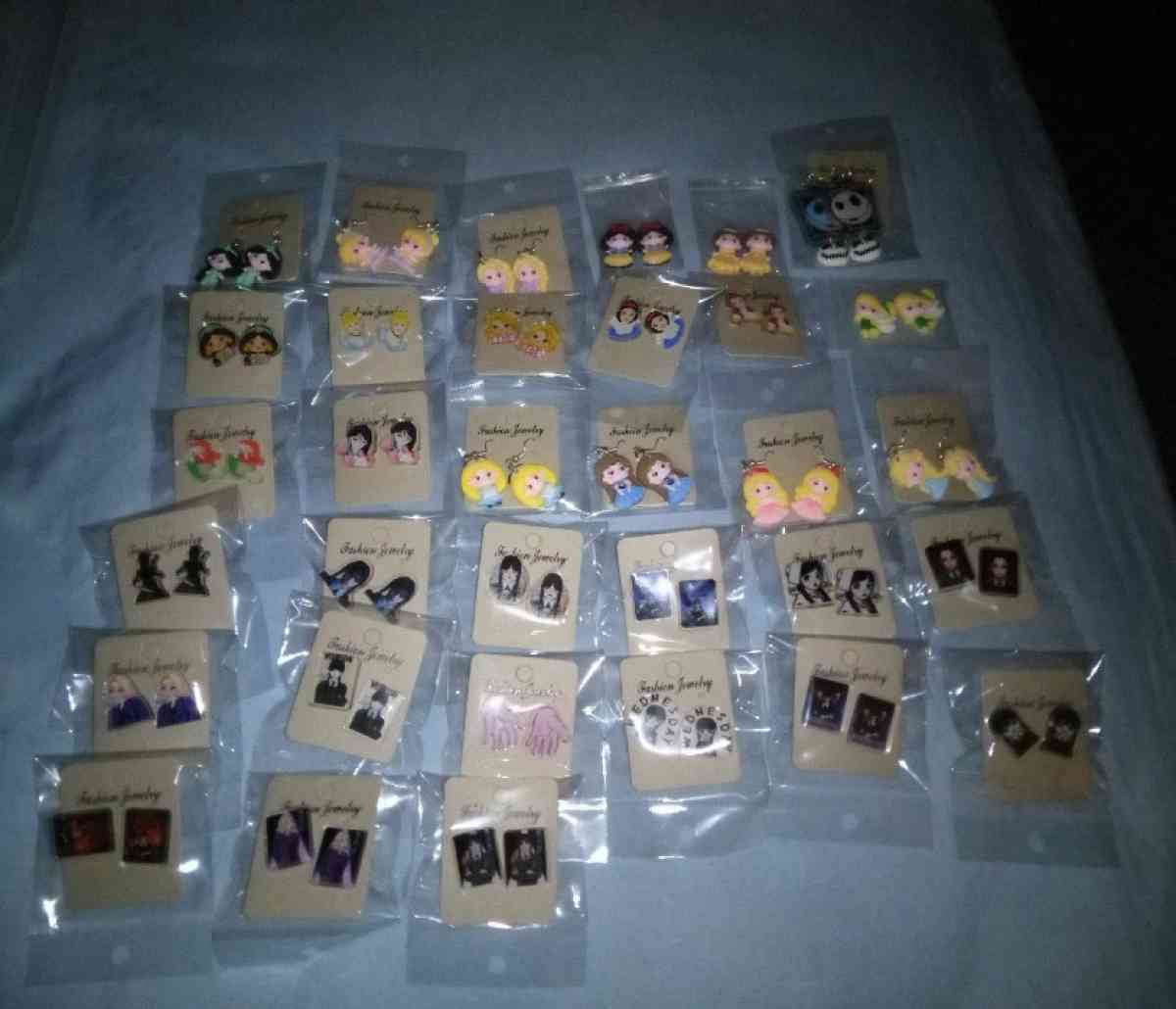 Handmade character earrings 2 dollars each - Dallas, Texas - FleaMarketBay