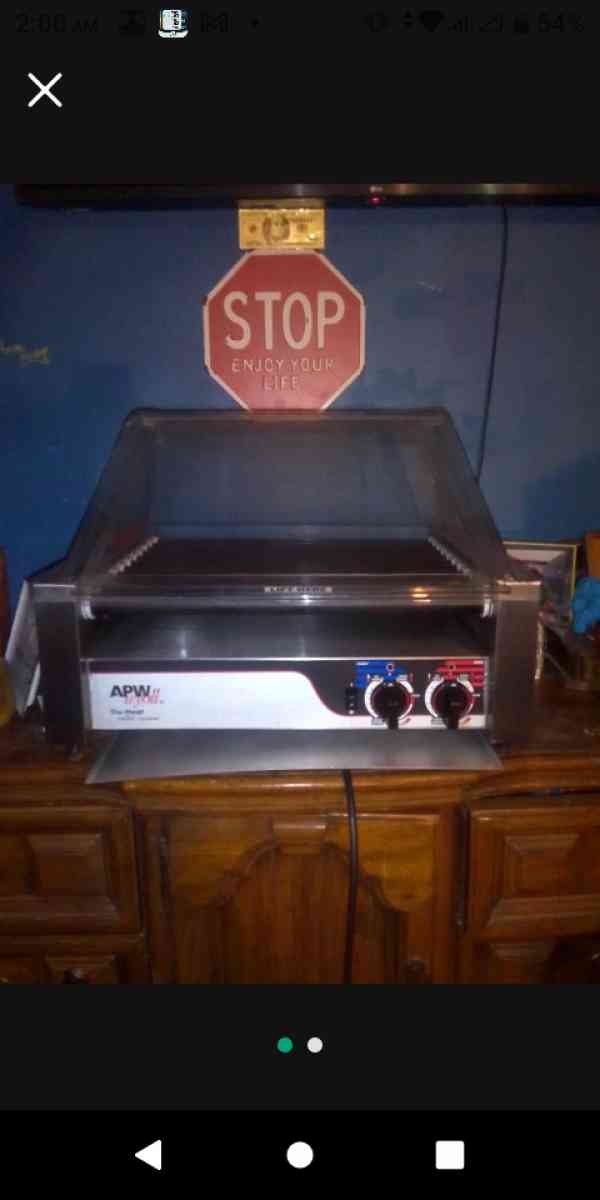 Flat top hot dog roller - Jesup, Georgia - FleaMarketBay