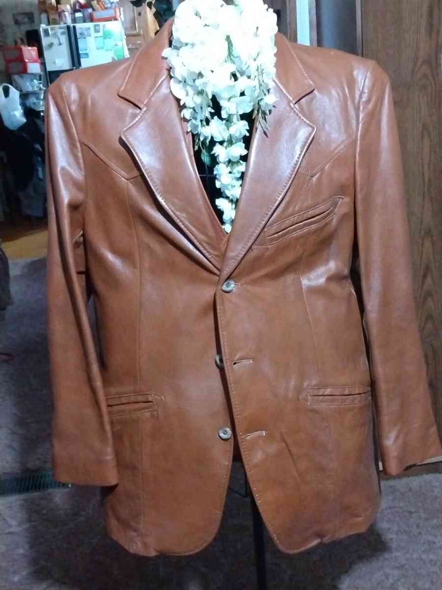 HIS AND HERS LEATHER VEST AND JACKET SET - Belen, New Mexico