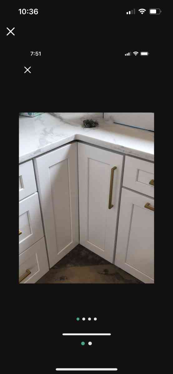 New in box 36 white shaker Corner Reach InLazy Susan base ca - Orlando, Florida