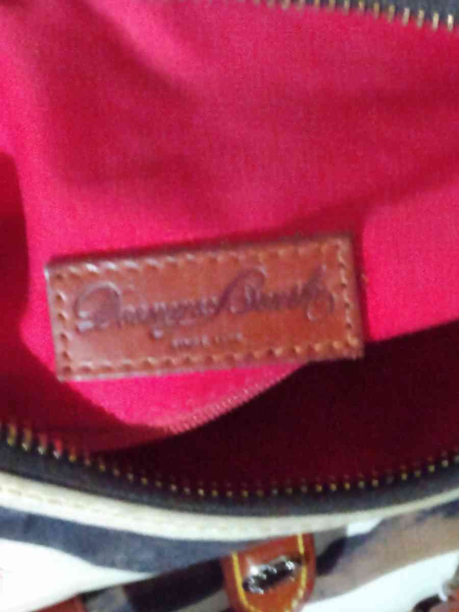 DOONEY AND BOURKE ZEBRA PRINT HANDBAG WITH SHOULDER STRAP - Belen, New Mexico - FleaMarketBay