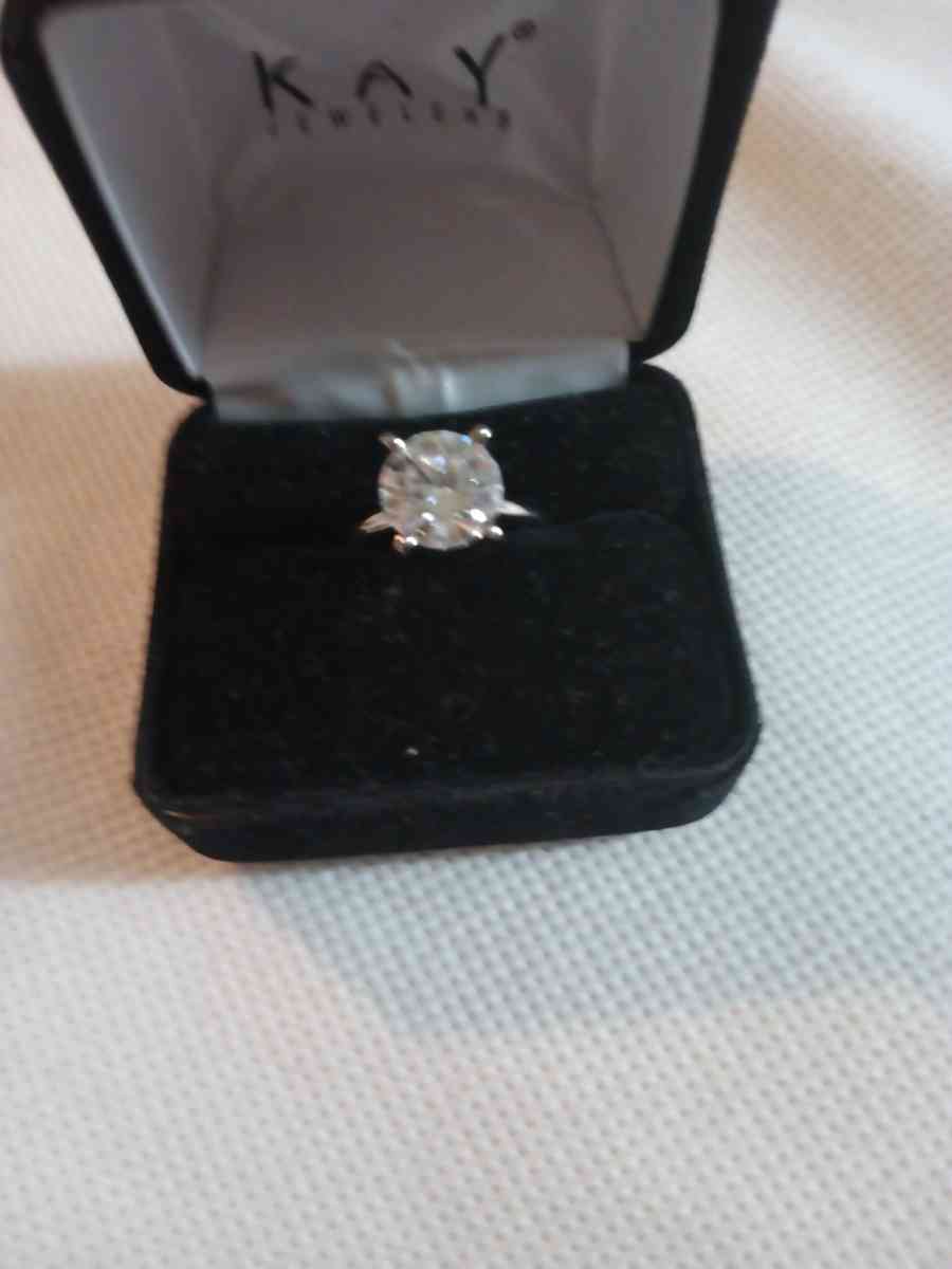 moissanite solitaire engagement ring - Neptune, New Jersey - FleaMarketBay