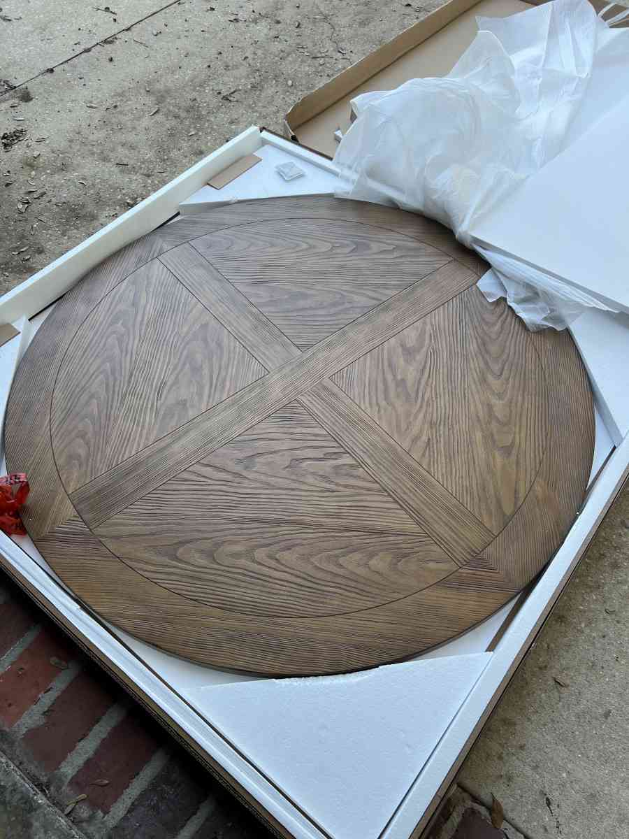 Brand new in box beautiful rustic solid wood dining table - Orlando, Florida - FleaMarketBay