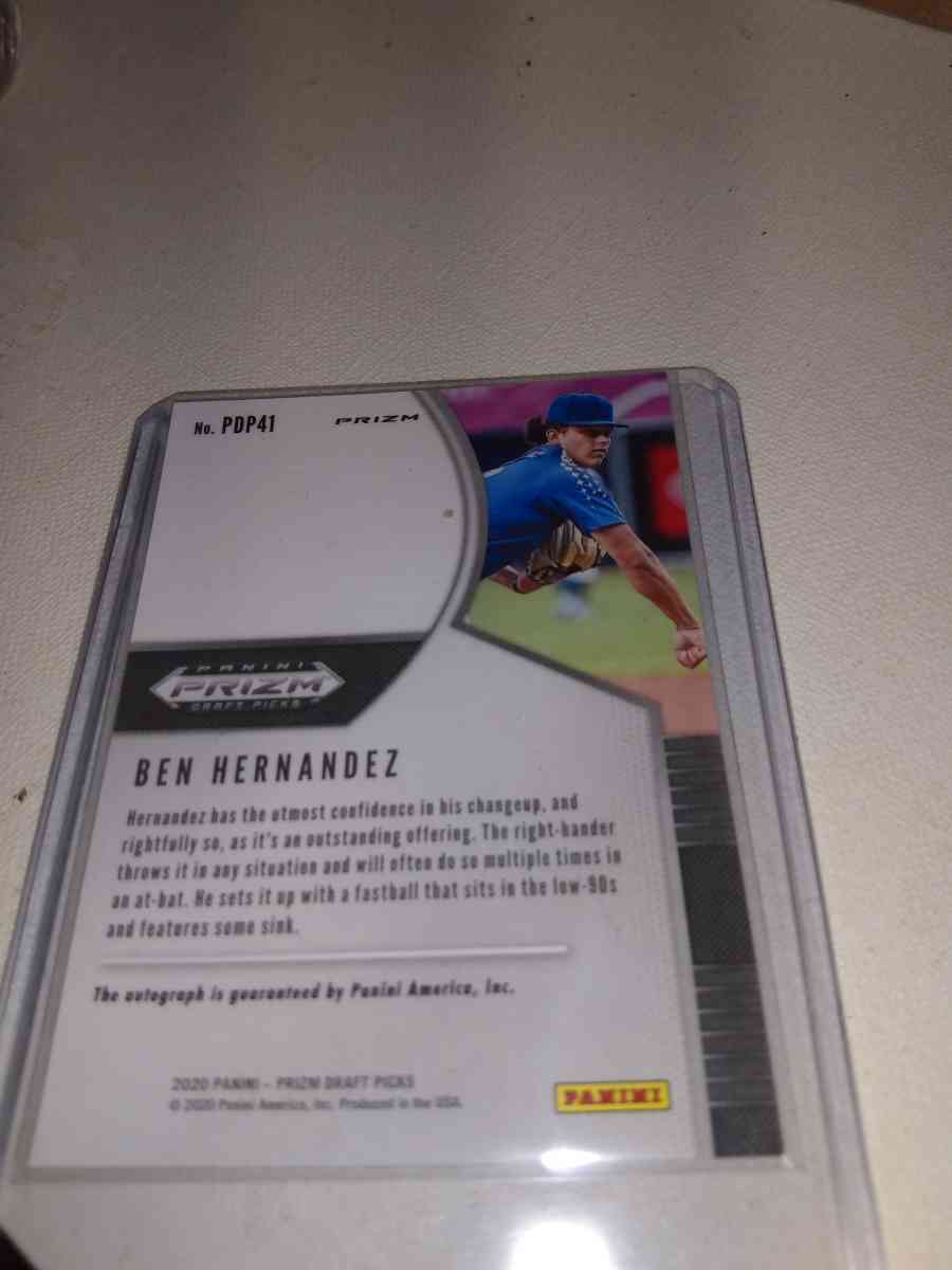 2020 Ben Hernandez autograph optic prism - Alicia, Arkansas - FleaMarketBay