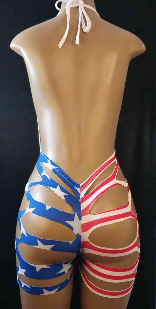 Custom Made 4th of July Bodysuit - Las Vegas, Nevada - FleaMarketBay