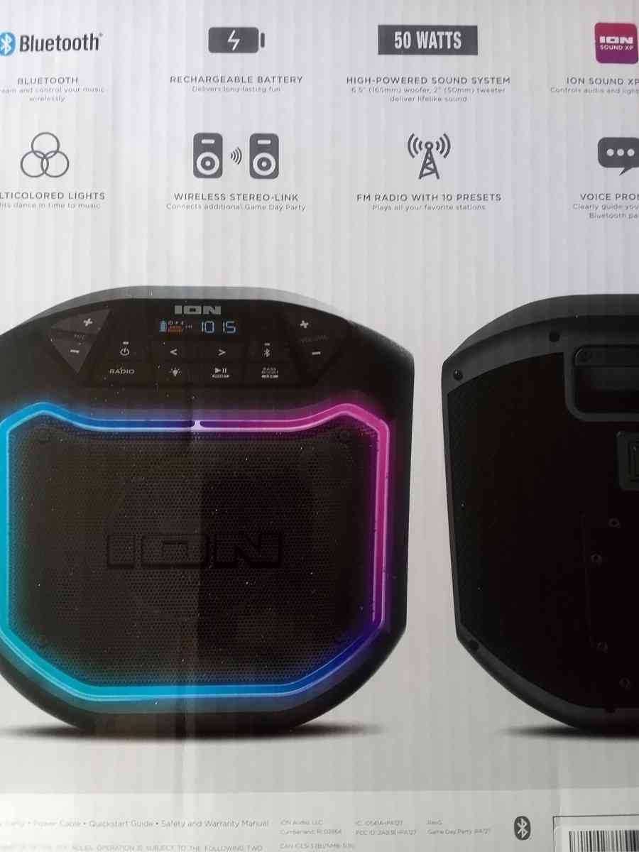 ion game day party speaker - Mccomb, Mississippi - FleaMarketBay