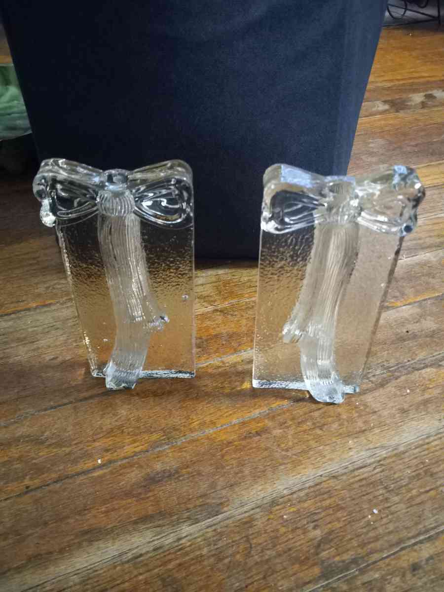 Twos company glass block glass vases - Bangor, Maine