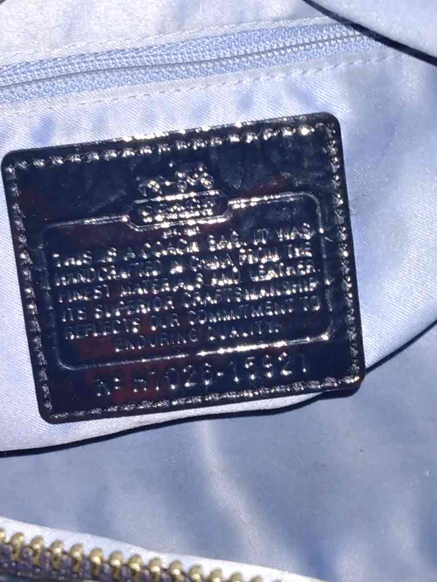 COACH DARK BLUE HANDBAG - Belen, New Mexico - FleaMarketBay