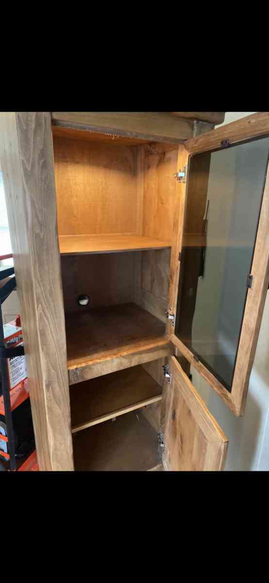 Handmade Real Wood Light Up Display cabinet - Baytown, Texas
