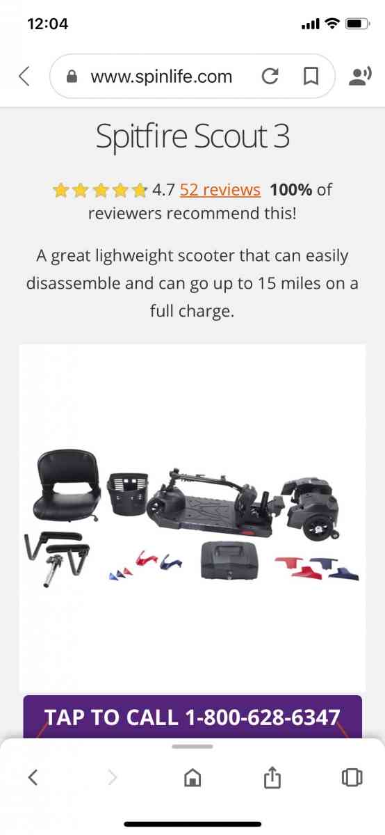 Brand New Drive Medical Scout 3 Scooter - Orlando, Florida - FleaMarketBay