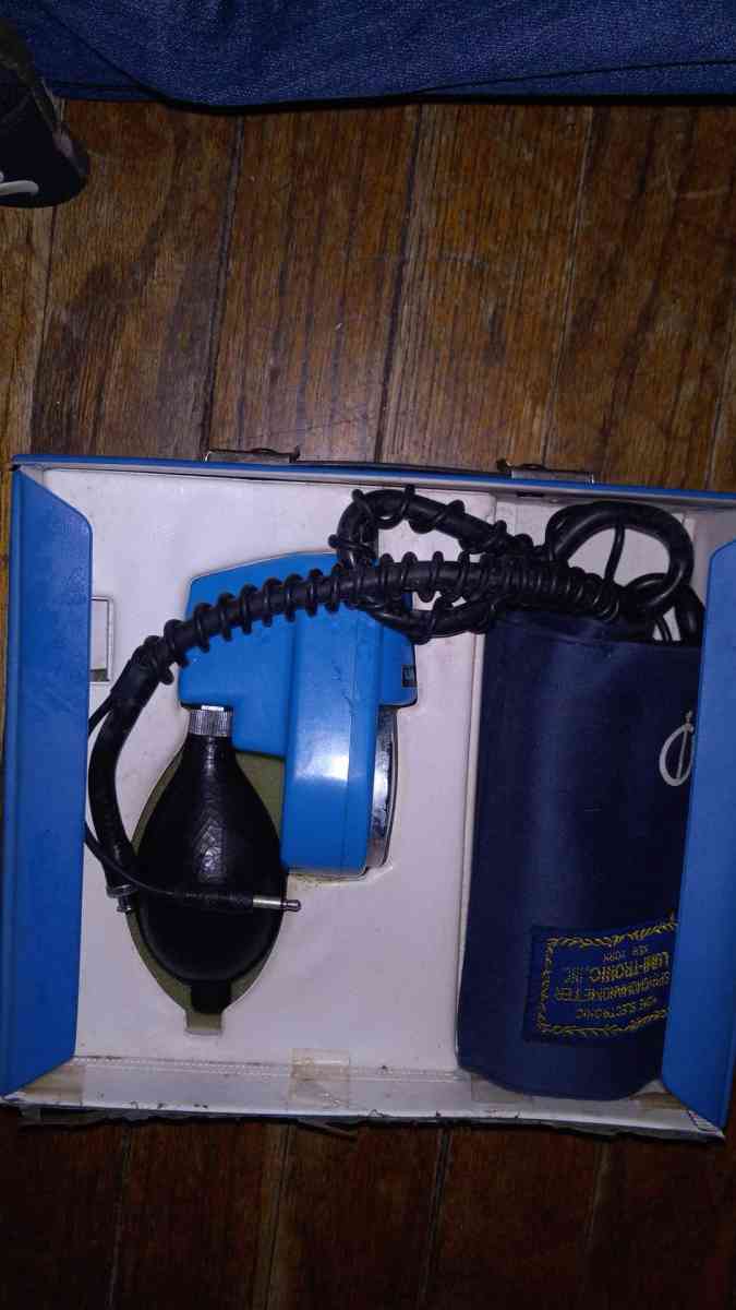vintage blood pressure cuff - Bangor, Maine