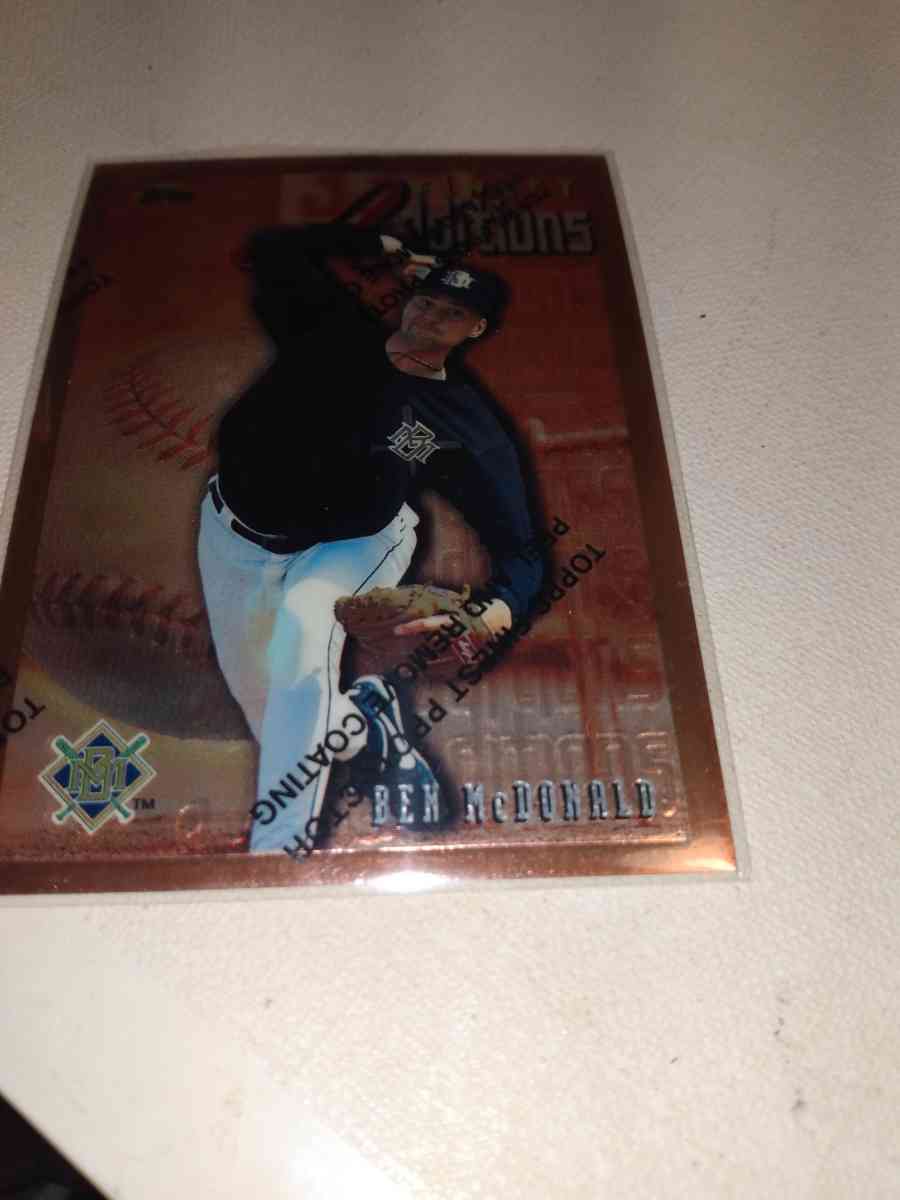 1996 Topps finest edition Ben McDonald