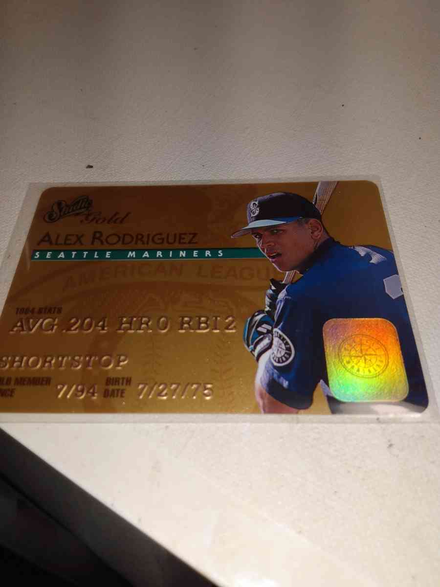 1994 credit card Alex Rodriguez card 18 and 50 this is great - Alicia, Arkansas - FleaMarketBay