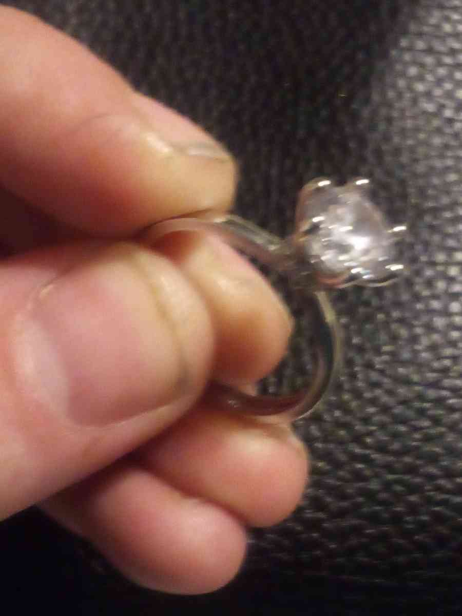 D 2ct 925 sterling silver vintage wedding ring for women - Bedford, Indiana - FleaMarketBay