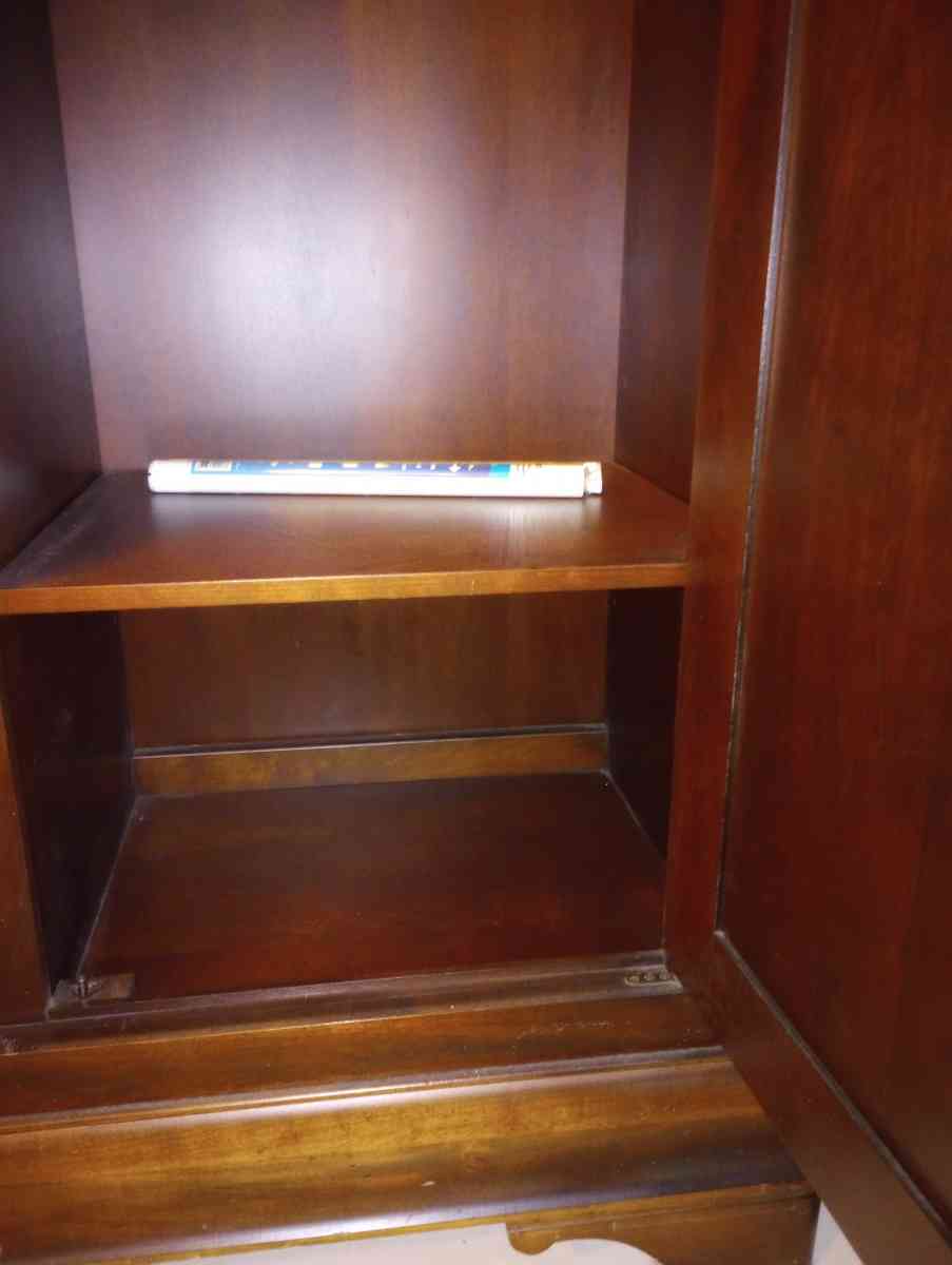 Large vintage BrownSienna solid wood early 1900s - Hollywood, Florida - FleaMarketBay