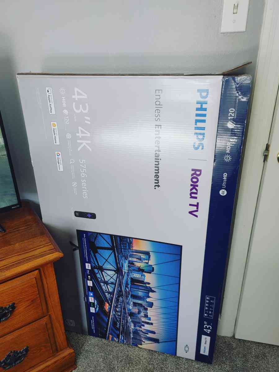 Phillips 43 inch 4k Smart TV - Clarksville, Tennessee - FleaMarketBay