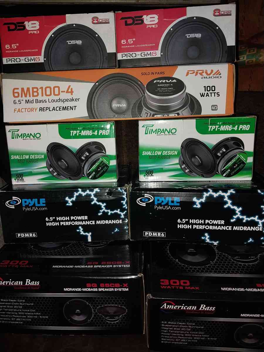 New Pairs of 6in Loudspeakers - Tallahassee, Florida
