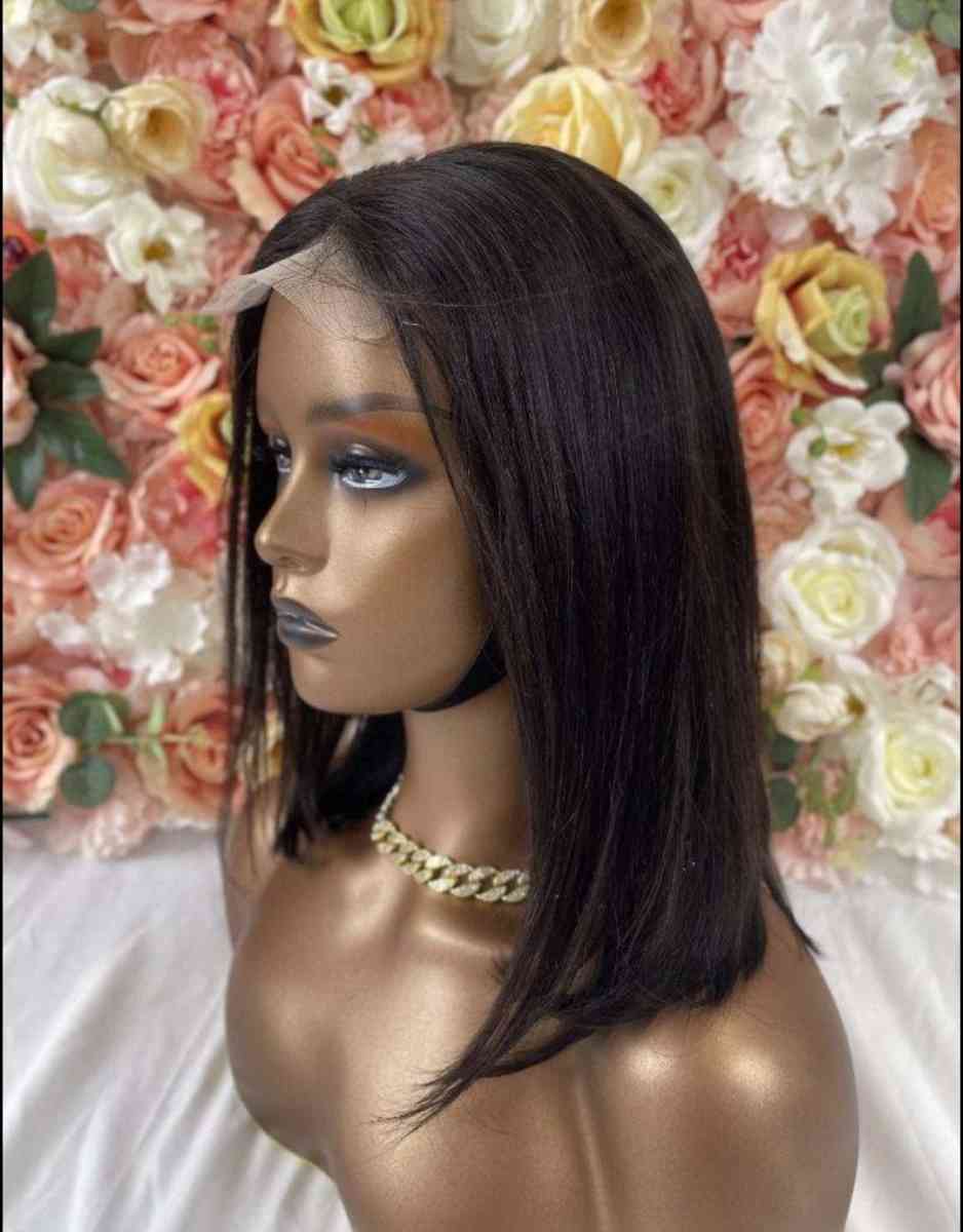 10 12 14 Bob 4x4 human hair wig free shipping and pick up - Derby, Connecticut - FleaMarketBay